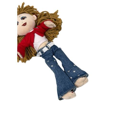 Build A Bear Friends 2B Made Doll 15" BAB Plush Brunette Ponytail With Clothes - Picture 3 of 5